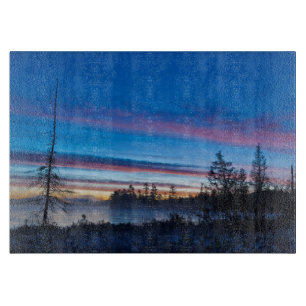 USA, New York, Adirondack Mountains Schneidebrett