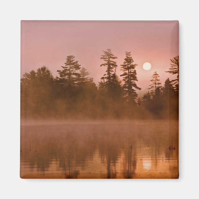 USA, New York, Adirondack Park. Sonnenaufgang Magnet (Vorne)