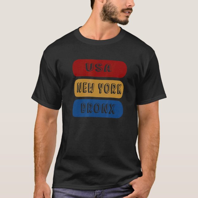 USA New York Bronx T-Shirt (Vorderseite)