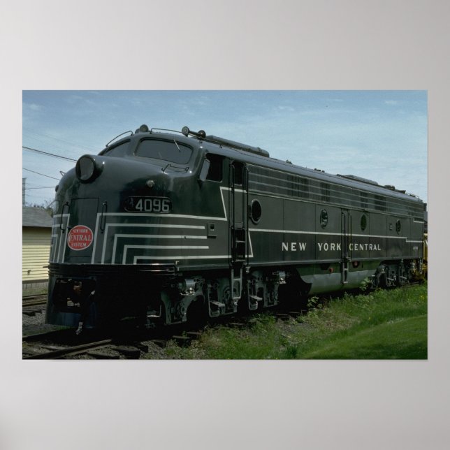 USA, New York Central EMD E8 Passagierdiesel Poster (Vorne)