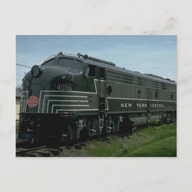 USA, New York Central EMD E8 Passagierdiesel Postkarte (Vorderseite)