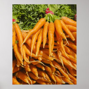 USA, New York City, Carrots zum Verkauf 2 Poster