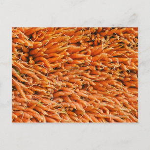 USA, New York City, Carrots zum Verkauf Postkarte