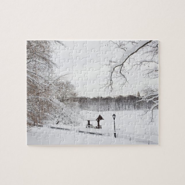 USA, New York City, Central Park im Winter Puzzle (Horizontal)