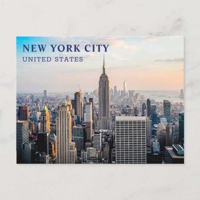 USA New York City Postcard Postkarte (Vorderseite)