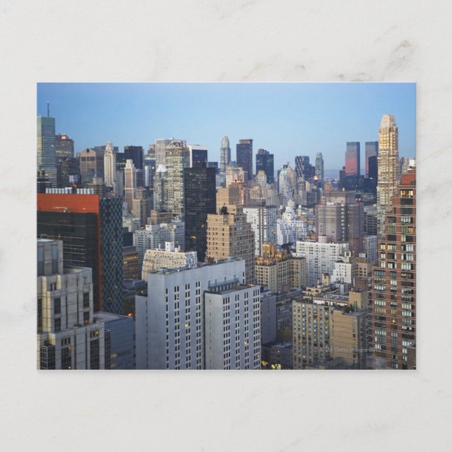 USA, New York City, Skyline Manhattan Postkarte (Vorderseite)
