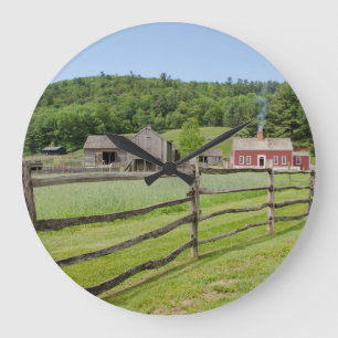 USA, New York, Cooperstown, Bauern Museum Große Wanduhr