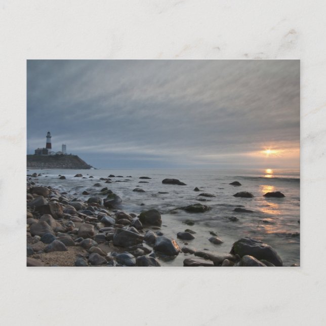 USA, New York, East Hampton. Montauk Point Postkarte (Vorderseite)