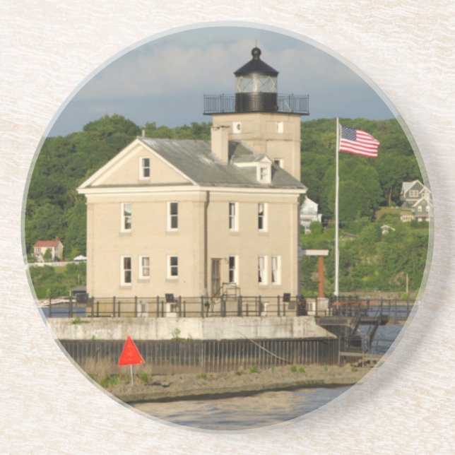 USA, New York, Kingston, Hudson River. Rondout Getränkeuntersetzer (Vorne)