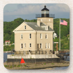 USA, New York, Kingston, Hudson River. Rondout Untersetzer