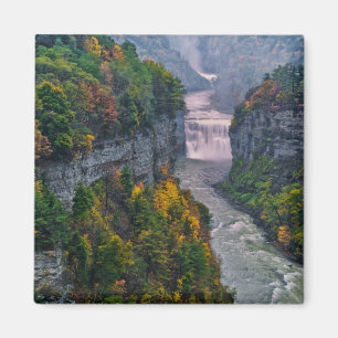USA, New York, Letchworth Staat Park. Fluss und Magnet
