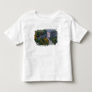 USA, New York, Letchworth State Park. Fluss und Kleinkind T-shirt