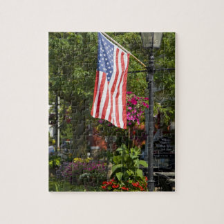 USA, New York, Lewiston. Amerikanische Flagge Puzzle