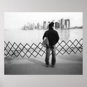 USA, NEW YORK: New York City Aboard of Staten Poster