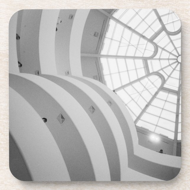 USA, New York, New York City: Guggenheim 3 Getränkeuntersetzer (Vorderseite)