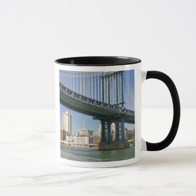 USA, New York, New York City.Manhattan-Brücke Tasse (Rechts)