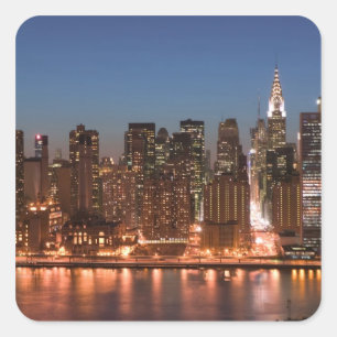 USA, New York, New York City, Manhattan: Luftwaffe Quadratischer Aufkleber