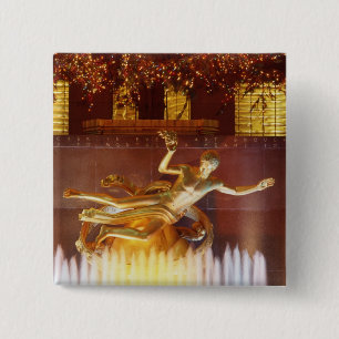 USA, New York, New York City, Statue of Button