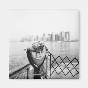 USA, NEW YORK: New Yorker Panoramabetrachter Magnet