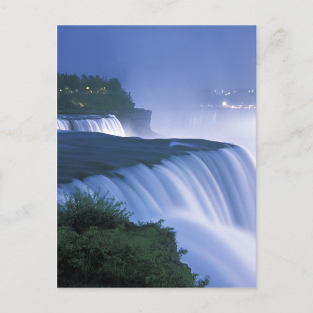 USA, New York, Niagara Falls. American Falls in Postkarte (Vorderseite)