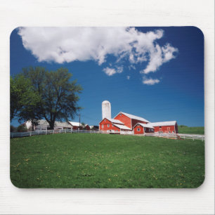 USA, New York, Sharon Springs, Farm Mousepad