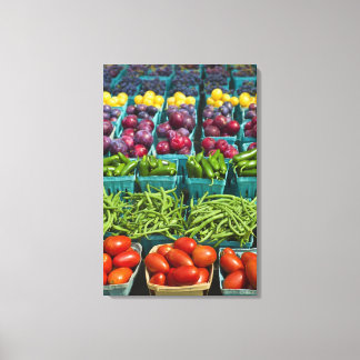 USA, New York Staat, New York, Vegetables und Leinwanddruck