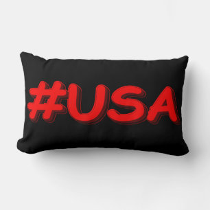 "#USA" Niedliches Design. Jetzt kaufen Lendenkissen