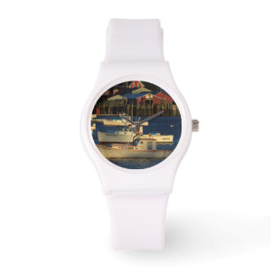 USA, Nordamerika, Maine, Bernard, Angeln Armbanduhr