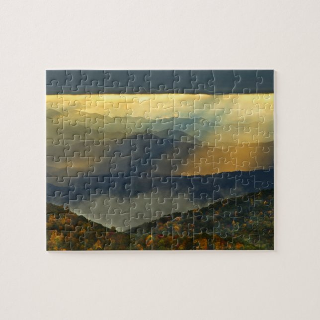 USA, North Carolina, Great Smoky Mountains. Puzzle (Horizontal)