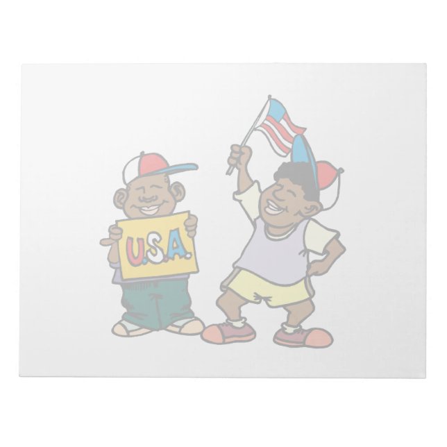 USA. NOTIZBLOCK (Vorderseite)