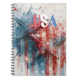 USA Notizbuch Notizblock