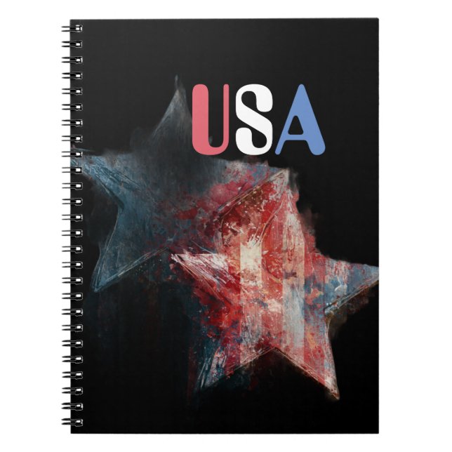 USA Notizbuch Notizblock (Vorderseite)