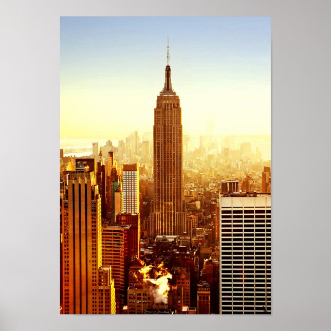 USA NYC Empire State Gebäude Poster (Vorne)