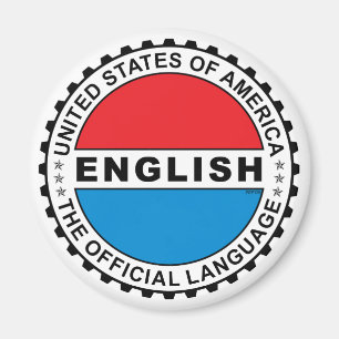 USA Offiziell Language Language Magnet