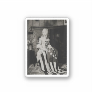 usa oh meine Sterne 4. Juli Männer Frauen Flagge A Aufkleber