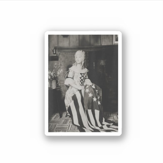 usa oh meine Sterne 4. Juli Männer Frauen Flagge A Aufkleber (Vorderseite)