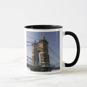 USA, Ohio, Cincinnati: Roebling Hängebrücke 3 Tasse
