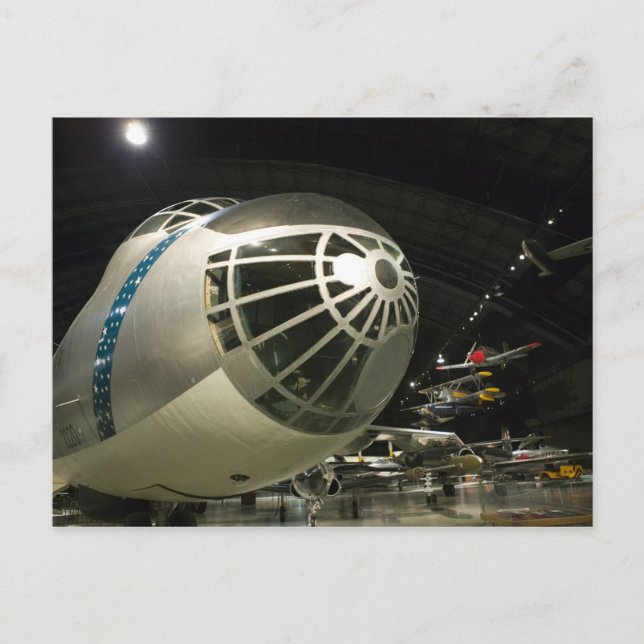 USA, Ohio, Dayton: US Air Force Museum und Postkarte (Vorderseite)