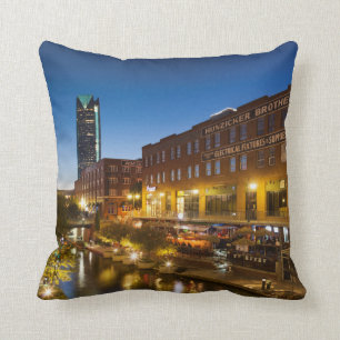 USA, Oklahoma, Oklahoma City, Bricktown Kissen