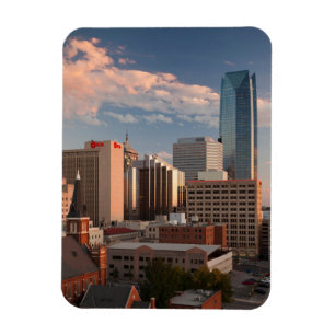 USA, Oklahoma, Oklahoma City, Elevated City Magnet