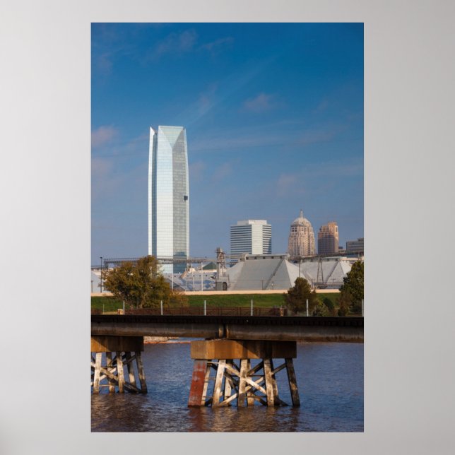 USA, Oklahoma, Oklahoma City, Skyline Poster (Vorne)