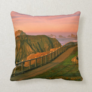 USA, Oregon, Bandon. Felsen auf dem Weg Kissen