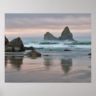 USA, Oregon, Bullards Beach Poster