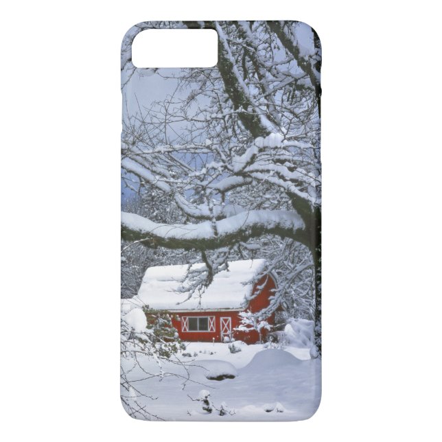 USA, Oregon, Clackamas County. Frischer Schnee Case-Mate iPhone Hülle (Rückseite)