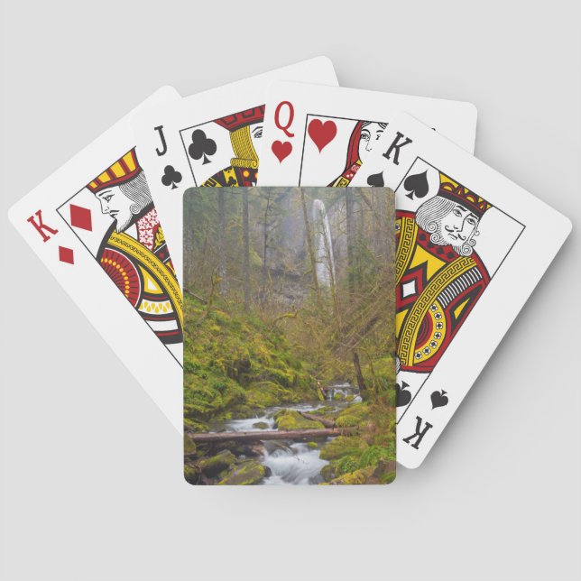 USA, Oregon, Columbia Gorge Spielkarten (Rückseite)