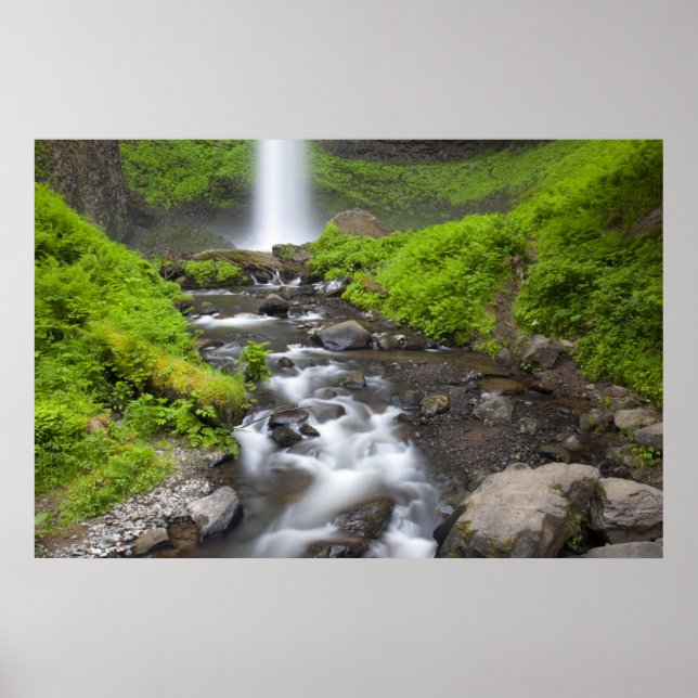 USA, Oregon, Columbia River Gorge, Latourell Poster (Vorne)