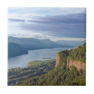 USA, Oregon, Columbia River Gorge, Vista House Fliese