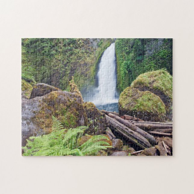 USA, Oregon, Columbia River Gorge, Wahclella Puzzle (Horizontal)