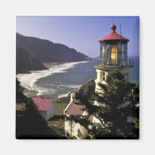 USA, Oregon, Florenz. Heceta Head Lighthouse Magnet