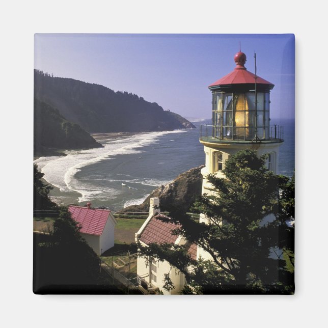 USA, Oregon, Florenz. Heceta Head Lighthouse Magnet (Vorne)